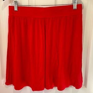 LOFT Skirt Red Medium